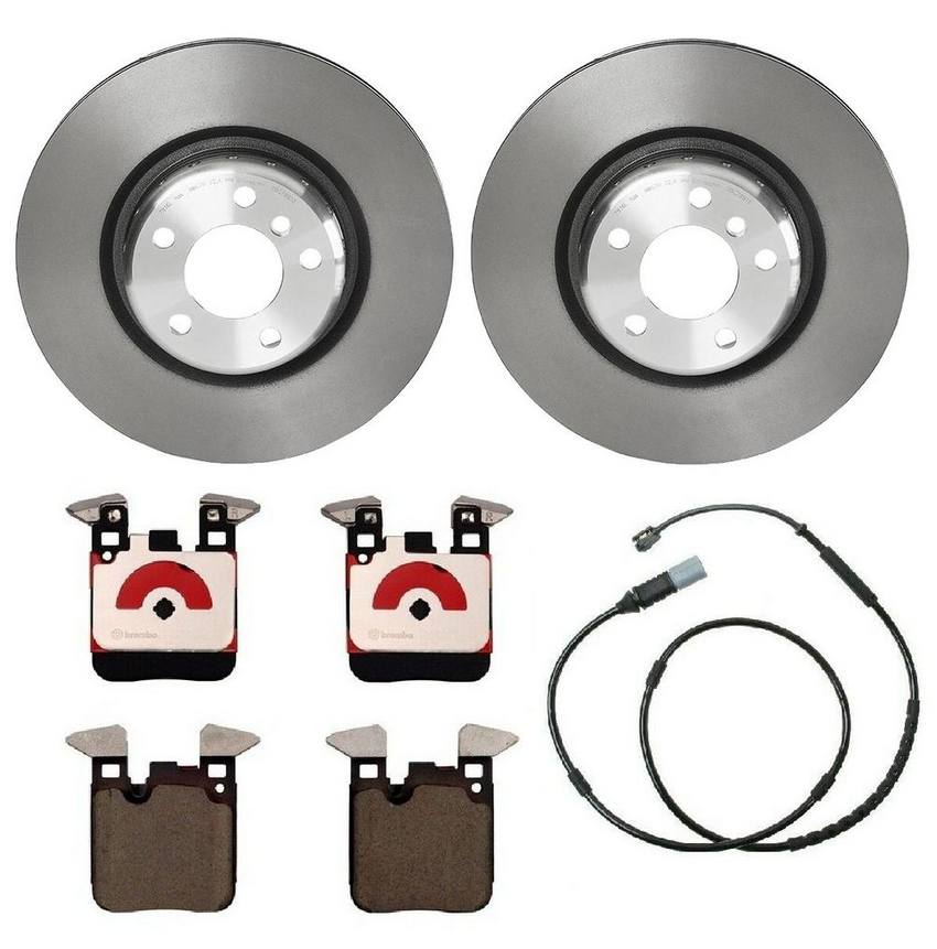 BMW Brembo Brake Kit - Pads and Rotors Rear (345mm) (Ceramic) 34356792292 - Brembo 1527015KIT